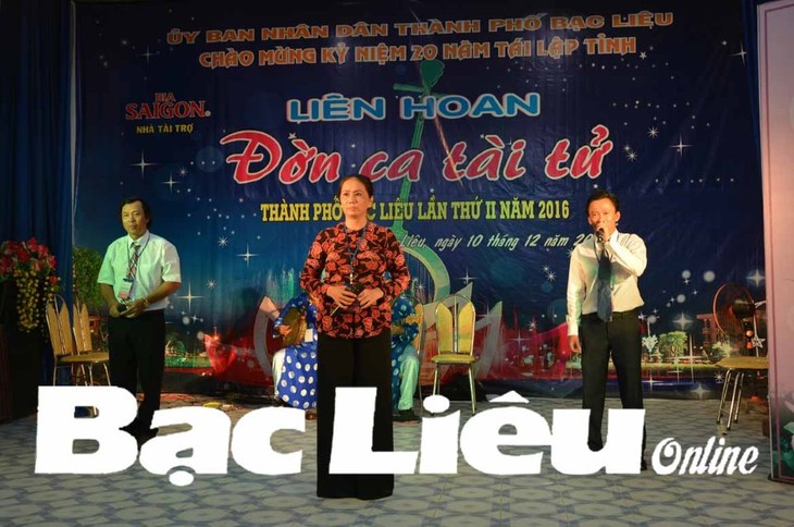 Liên hoan đờn ca tài tử Bạc Liêu năm 2016  - ảnh 1